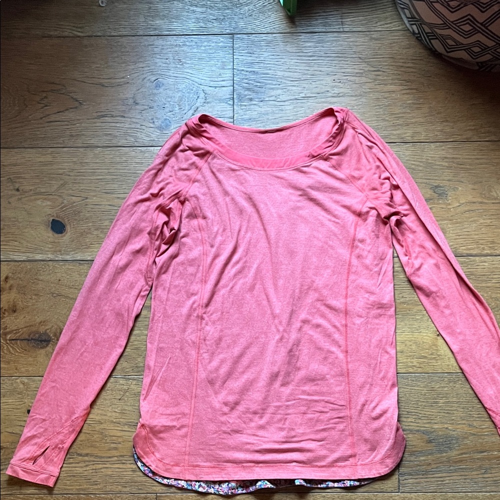 lululemon athletica Coral Long Sleeve Top